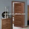 Natural veneer black walnut bedroom flush door